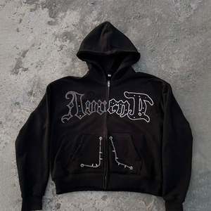 2025 Sudadera con cremallera para hombre Personalizable 350gsm 100% Sudadera con capucha de algodón con cremallera de gran tamaño Estilo informal Patrón de letras para otoño - Product Image 2