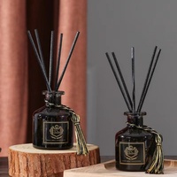 Bouteilles diffuseurs d'arômes 100 ml en verre vides avec bouchon en caoutchouc et sérigraphie pour aromathérapie, capacité personnalisable