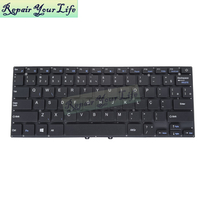 Bàn phím máy tính xách tay Brazil cho ezbook lb11 ezbook 3 SE bàn phím mới màu đen không có đèn nền bố trí QWERTY - Product Image 4