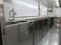 Conteneur maritime modifié de 5,8 m (19 pieds) pour café, restaurant, glacier, design moderne, usage commercial, maison préfabriquée à vendre