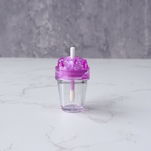 Dễ Thương Độc Đáo Đáng Yêu Đầy Màu Sắc <span class=keywords><strong>Ice</strong></span> <span class=keywords><strong>Cream</strong></span> Cà Phê Trà Sữa Cup Hình Hợp Thời Trang Lip Gloss Ống Bao Bì Mỹ Phẩm Với Wands Cho Trẻ Em - Product Image 2