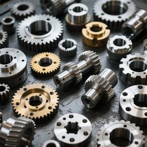 Componentes de maquinaria industrial de bajo ruido de alto par SpurGears de latón de acero personalizado fresado CNC de precisión - Product Image 2