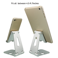 Support de téléphone portable intelligent pliable multi-angles réglable en aluminium pour tablette, pour iPad, pour iPhone MCX-Z26, grande taille
