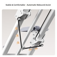 Appareil de fitness multifonctionnel en acier au carbone pour la maison, simulateur de marche et d'escalade en intérieur, simple