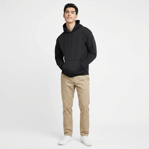 Men's High Quality Oversized Hoodies Sleeve <b>Sweatshirts</b> Custom Printed Logo Winter Hoodies Men Custom Sweaters - Product Image 1