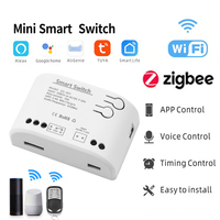 Relé Zigbee de 7-32v CA/CC, Relé Temporizador Tuya con Interbloqueo, Automatización, Interruptor Inteligente RF de 1 Canal, Control Remoto Universal, Interruptor Inteligente para el Hogar