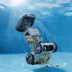 Robot aspirateur de piscine automatique sans fil Addotron, planification intelligente des trajets, batterie 9000 mAh, 100-800 ㎡   Addotron PLUS avec ultrasons intégrés - Product Image 5