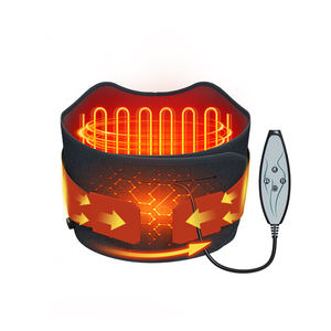 Kain rajut bahan stabil termal sabuk pijat dinamis tulang belakang pintar fungsi musik pemanasan isi ulang 2000mAh pinggang - Product Image 1