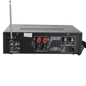 Amplifier Power Audio Module Kelas D Professional Board Karaoke Stereo Mini Mixer Sound 4 Channel HI-FI Home Amplifier