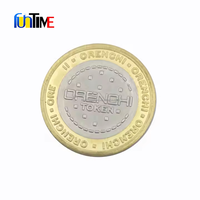 Machine de jeu d'arcade de jeton d'acier inoxydable d'argent et d'or faite sur commande en gros bon marché avec la puissance de multi-pièce