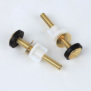 Vis de fixation pour siège de toilette Aojiele avec joints en caoutchouc, 2 pièces, pour fixation du réservoir de toilette - Product Image 4