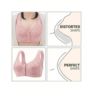 7pcs USA Bestseller Frauen BH Beste Spitze Plus Size Full <span class=keywords><strong>Coverage</strong></span> Wireless Longline Lace BHs - Product Image 3