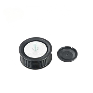 03F145276 pour VW Beetle 5C1 <span class=keywords><strong>Caddy</strong></span> <span class=keywords><strong>2KA</strong></span> Golf 5K1 5M1 Polo 6R Tendeur de courroie de transmission Tendeur de courroie de moteur Poulie Accessoire Idlers - Product Image 4