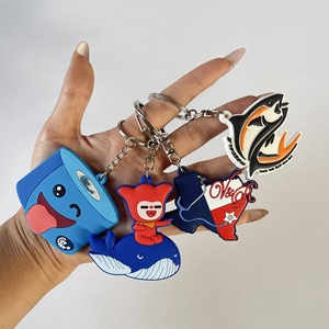 Best Seller morbido PVC Silicone gomma moto calcio Hello Kitty portachiavi - Product Image 3