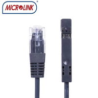1 paire de câbles torsadés RJ45 type 110 vers cordon de raccordement RJ45 110 type 8P2C