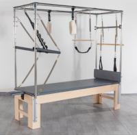 Chaise Wunda en bois d'érable durable pour studio à domicile, équipement de Pilates, mobilier d'exercice corporel, capacité 400 kg, garantie 5 ans