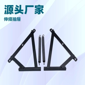 Charnière de tiroir rétractable Xinjunye en métal, quincaillerie dissimulée pour lit escamotable, accessoires fonctionnels pour canapé-lit 000100 - Product Image 2