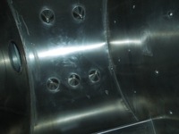 Moteur à grande vitesse (0-20 tr/min) pour boîte de vitesses de tambour de laboratoire de tannerie en acier inoxydable 316/304 avec chauffage intercouche automatique et roulement, capacité 150-420 kg