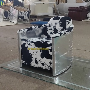 U-miglior stile Vintage nero bianco Pony tessuto sigaro poltrona reclinabili industriali <span class=keywords><strong>per</strong></span> sale fumatori sedia da fumo aviatore - Product Image 1