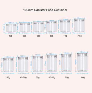 ขวดใส่อาหารสัตว์เลี้ยงแบบพกพา ผลิตจากพลาสติก PP ทนทาน พร้อมฝาปิด โปร่งใส สำหรับแมวและสุนัข  ภาชนะพลาสติกเปล่า - Product Image 5