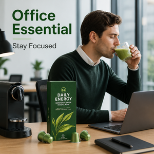 Capsules de matcha compatibles avec les machines Nespresso Original Line, sans sucre, capsules de thé vert onctueux riches en antioxydants - Product Image 2