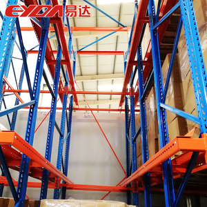 Almacén de acero metálico de servicio pesado Estante de transmisión Sistema de estantería de entrada vertical protegido contra la corrosión para estantes apilables - Product Image 4