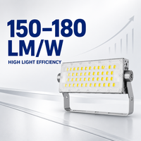 Projecteurs LED modulaires industriels 150W 180W pour tunnel, parking, usine, entrepôt
