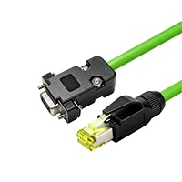Cable de Red Industrial Blindado de Alta Flexibilidad y Resistencia a la Vibración, RJ45 a DB9 USB Servo Communication EtherCAT Bus