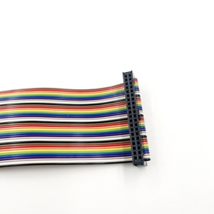 YZCONN Özel Üretim UL2651-10P Kırmızı Kenarlı Çok Renkli Sıralı Kablo Yüksek Kaliteli Sıralı Kablo Esnek IDC Düz Şerit Kablo - Product Image 4