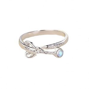 Silver Plated <b>Couple</b> <b>Ring</b> Moonlight Stone Personality Wedding Finger Jewelry for Women M Opening <b>Ring</b> Long Distance Lover Gift - Product Image 6