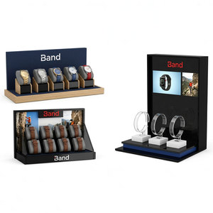 Espositore per Orologi in Acrilico a Forma di C dal Design Semplice, Vetrina per Smartwatch Sportivi, Espositore da Banco per Negozi Esclusivi di Orologi - Product Image 1