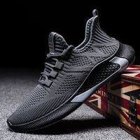 Chaussures de sport décontractées pour hommes, nouvelle collection, à bas prix, en maille tissée respirante