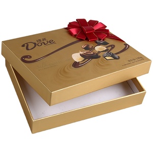 estampado logotipo personalizado impreso comida cuadrado de cartón de papel de Chocolate <span class=keywords><strong>caja</strong></span> de papel cajas de Chocolate - Product Image 1