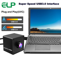 Cámara USB 3.0 de Alta Velocidad ELP 20MP, 4K 30FPS, 3840P 27.5FPS, Sin Distorsión, Gran Angular, para Win/Linux/Mac, con Controlador Gratuito