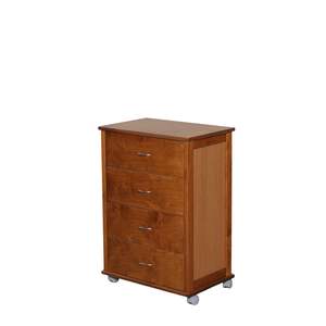 Carrito de Madera de Haya Maciza con Estante de Madera y Cajones Resistentes, Diseñado para Interiores de Cocina Funcionales - Product Image 3