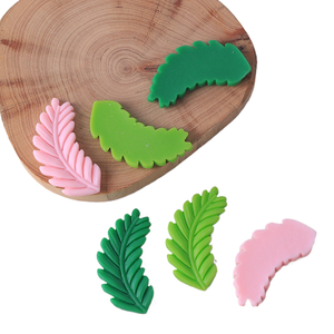 Accesorios de Resina para Manualidades, Hojas Verdes y Espigas de Trigo Simuladas Estilo Bosque, Material Decorativo para Pegamento DIY - Product Image 3