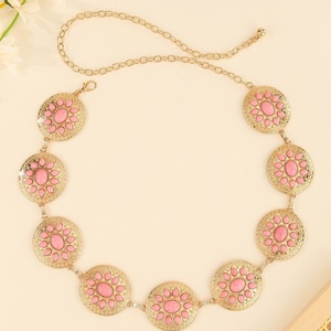 Cinturón <span class=keywords><strong>de</strong></span> cuero genuino <span class=keywords><strong>de</strong></span> verano para <span class=keywords><strong>mujer</strong></span> exclusivo <span class=keywords><strong>de</strong></span> <span class=keywords><strong>Amazon</strong></span>, cadena <span class=keywords><strong>de</strong></span> cintura, aleación versátil para hebilla, sello <span class=keywords><strong>de</strong></span> moda, decoración para - Product Image 3