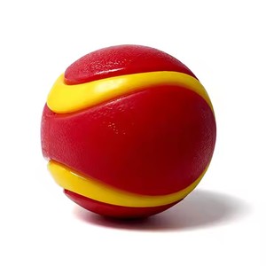 Produttore di colori casuali all'ingrosso Ultra-durevole TPR giocattoli per cani da compagnia di piccole dimensioni <span class=keywords><strong>4</strong></span> cm di gomma elastica cigolante palla di addestramento animale - Product Image 5