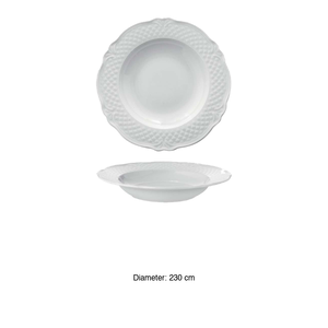 Plato Hondo Malaga 23 cm Saturnia - Product Image 3