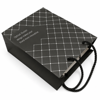 Sac en papier mat écologique avec effet d'illusion optique, lamination, effet visuel 3D, ensemble cosmétique de luxe avant-gardiste, kit de soins de la peau