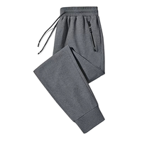 Pantalon de sport 2026 personnalisé pour homme – Pantalon de survêtement décontracté d'automne en polyester/coton, taille mi-haute, coupe ample, grande taille, tissé, style jogger