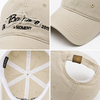Gorra de Béisbol Personalizada de Dos Tonos, Color Naranja Quemado, Sarga de Algodón, 6 Paneles, Bordado 3D, Correa Ajustable, Unisex, Estilo Western, OEM, ODM