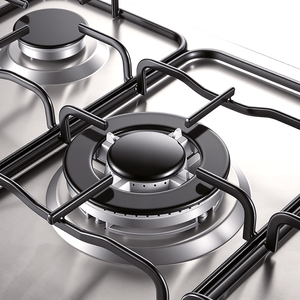 Piano Cottura a Gas Integrato RAF con 5 Bruciatori, Pannello in Acciaio Inox e Potenza Uniforme, Progettato per una Cucina Domestica Multiuso Efficiente - Product Image 4