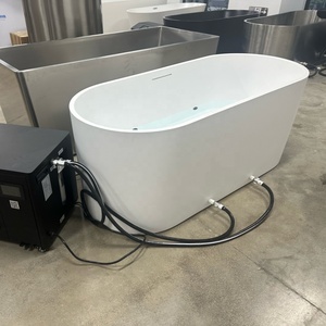 Vendita calda di pietra Super speciale vasca da bagno di ghiaccio di alta qualità idromassaggio bagno di ammollo vasca da bagno per il bagno moderno vasca da bagno - Product Image 3