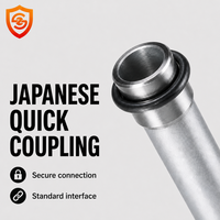 Lance d'incendie de type japonais Machino avec buse de pulvérisation modulaire, buse à jet de brouillard réglable pour équipement de sauvetage professionnel en lutte contre l'incendie