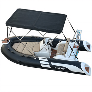 Bateau semi-rigide (RIB) 390 Hypalon Sport Cabin Cruiser, bateau à passagers d'<span class=keywords><strong>occasion</strong></span>, coque en fibre de verre, plancher en fibre de verre, canot, bateau en fibre de verre, bateau semi-rigide (RIB) - Product Image 1