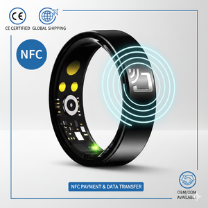 Bague Intelligente NFC Haute Vitesse avec Fonction de Transfert de Données des Réseaux Sociaux, Bague Connectée Intelligente pour le Réseautage Professionnel - Product Image 1