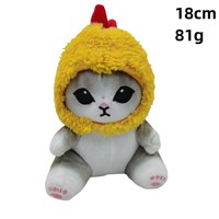 En gros, Série Shark Cat, Accessoires en peluche super doux, Pendentif, Jouet pour machine à griffes, Décoration de sac à dos, Cadeau d'événement, Aspiration