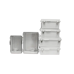 กล่องวงจรไฟฟ้า IP67 อุปกรณ์ ABS สำหรับภายนอกอาคาร กล่องกันน้ำสำหรับจ่ายไฟ สีเทา ได้รับการรับรองมาตรฐาน ISO9001 ประกอบง่าย - Product Image 6