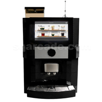 Distributeur automatique de café en forme de haricot à tasse, plateau de Table extérieur Commercial, système de paiement de pièces de chocolat froid et chaud pour le bureau